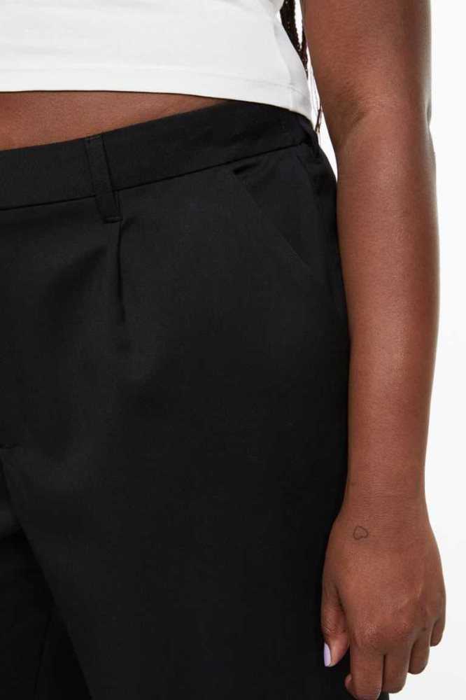 H&M Kleider Pants Übergröße Damen Schwarz | 2375-EUGCB