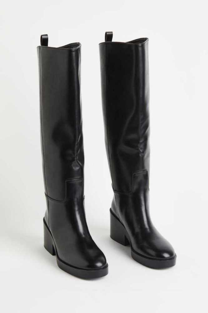 H&M Knee-high Stiefel Damen Braun | 0342-CEFDN