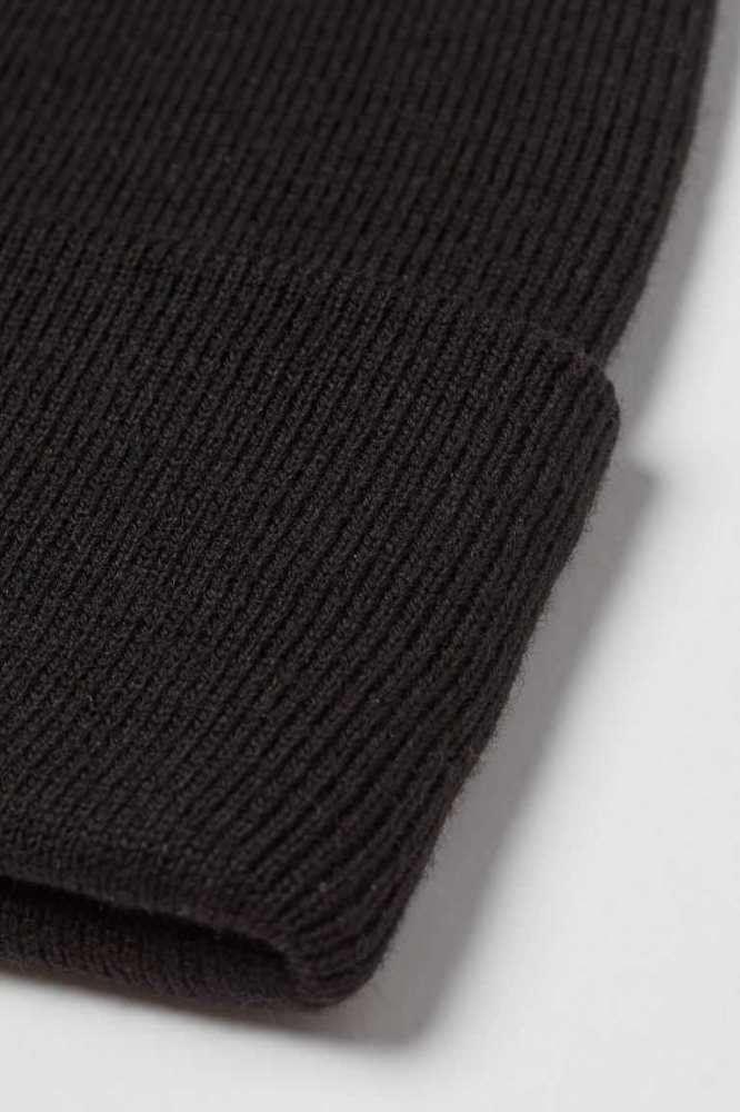 H&M Knit Hüte Herren Schwarz | 8637-DGKYF