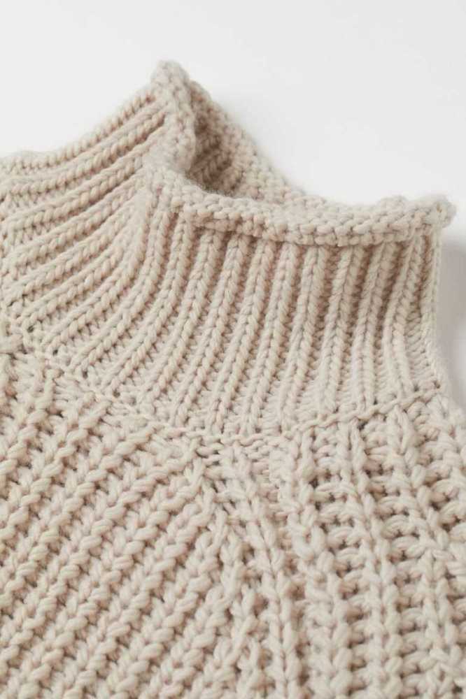 H&M Knit Pullover Damen Grün | 3426-HNDWQ