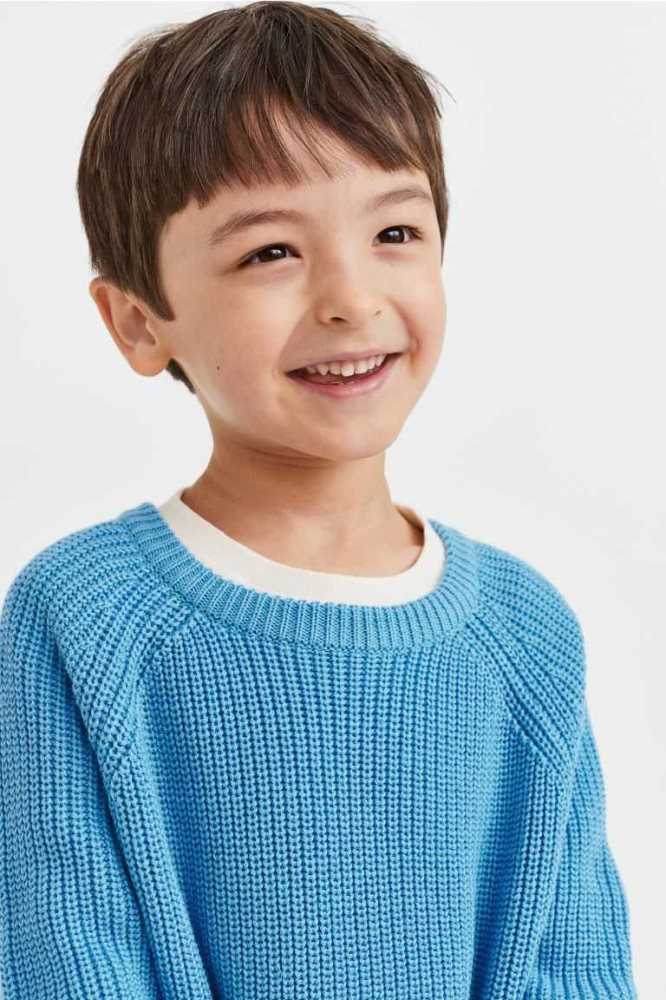 H&M Knit Pullover Kinder Braun | 8492-OPFKZ