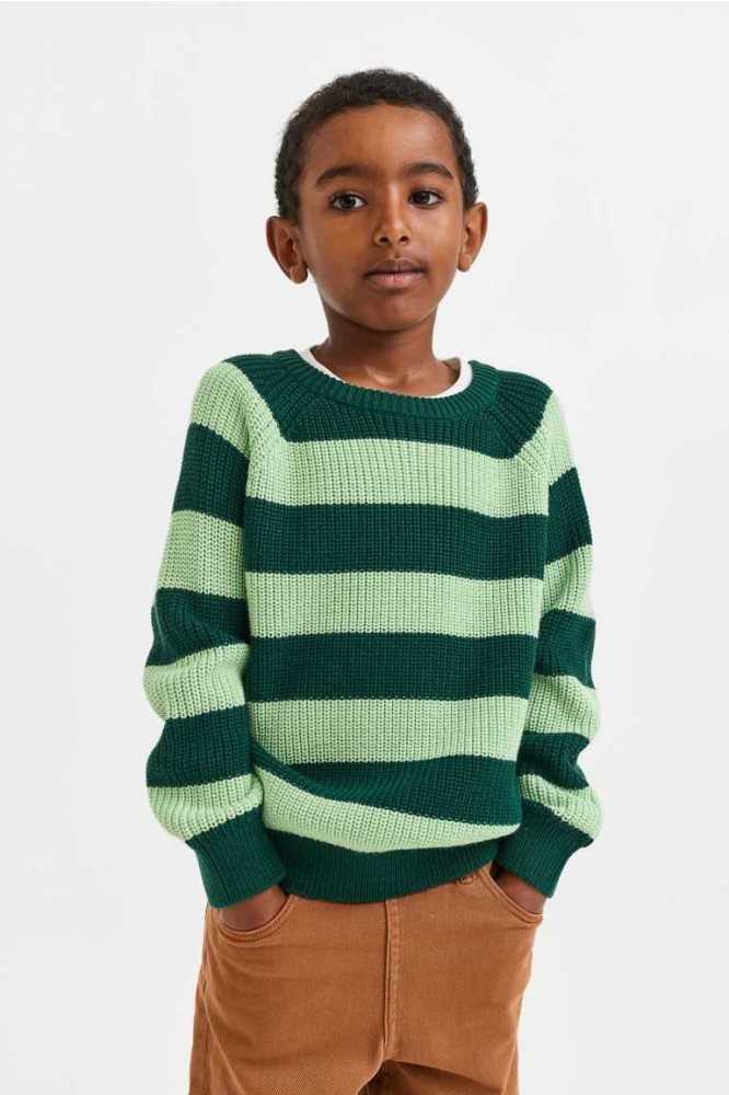 H&M Knit Pullover Kinder Braun | 8492-OPFKZ