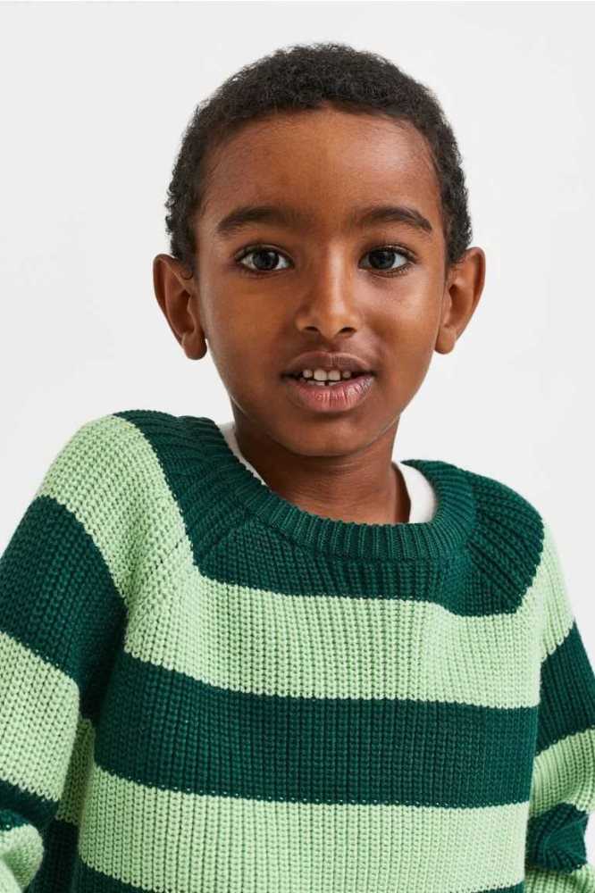 H&M Knit Pullover Kinder Braun | 8492-OPFKZ