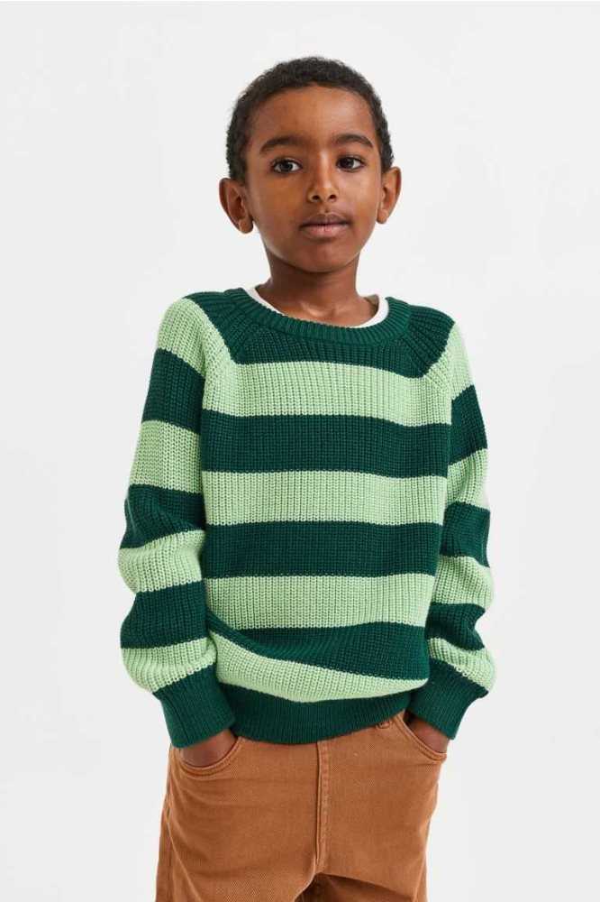 H&M Knit Pullover Kinder Rot Orange | 0943-SNJIQ