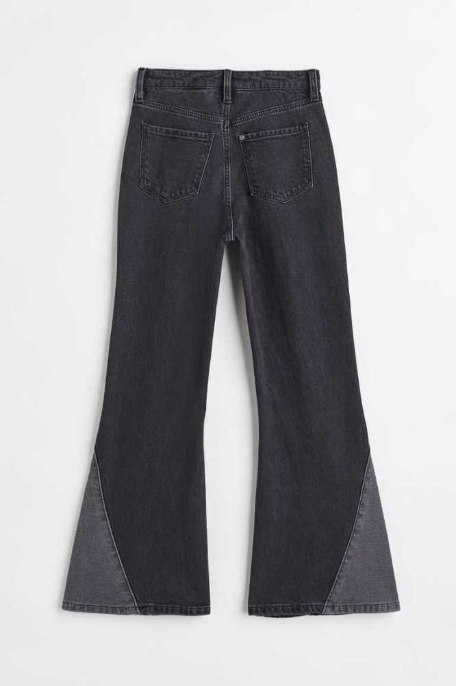 H&M Kompfort Stretch Flare Fit High Jeans Kinder Blau | 8376-QWJXN