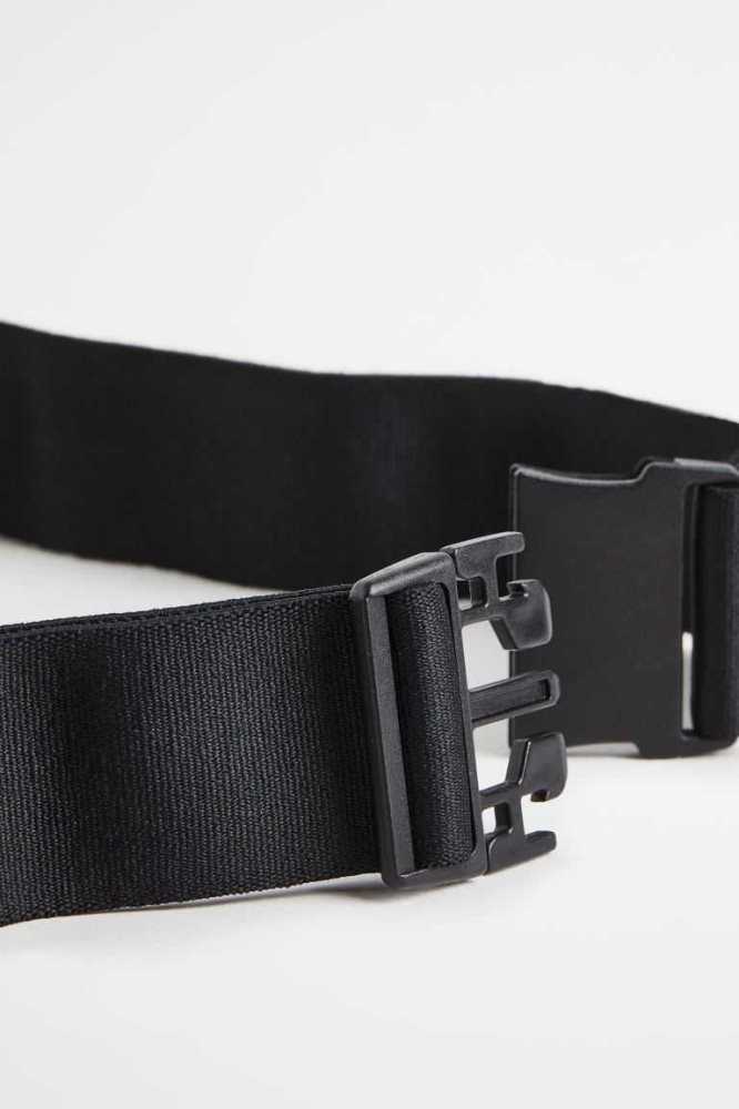 H&M Lauf Belt Tasche Damen Schwarz | 7394-LGMCK