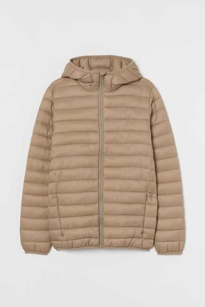 H&M Laufschuhe Puffer Jacke Herren Dunkelgrün | 9761-XSHKF