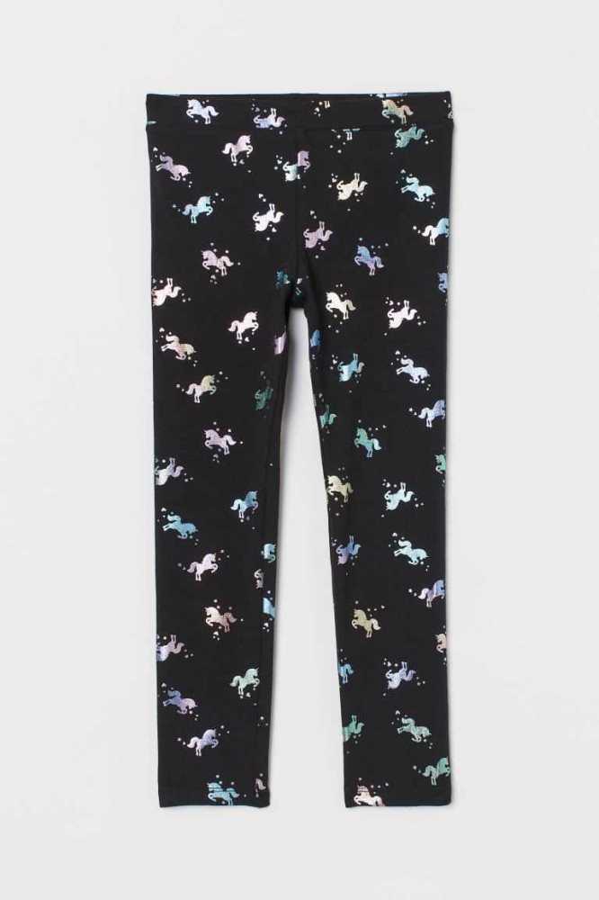 H&M Leggings Leggings Kinder Dunkelgrau | 6970-TKFGJ