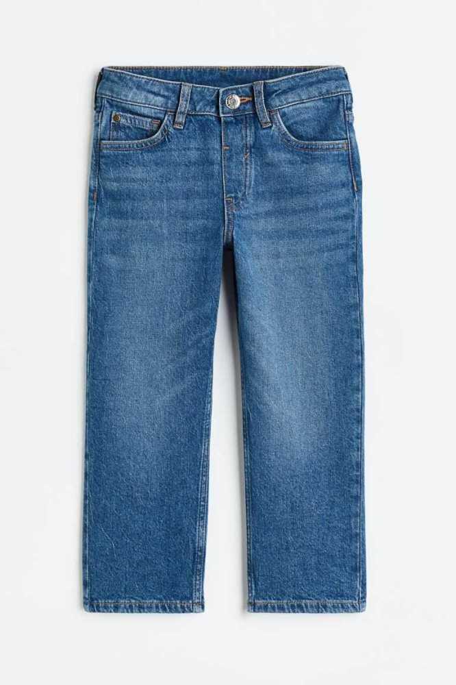 H&M Loose Fit Jeans Kinder Blau | 0581-JMBXS