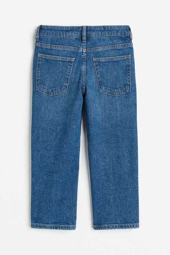 H&M Loose Fit Jeans Kinder Blau | 0581-JMBXS