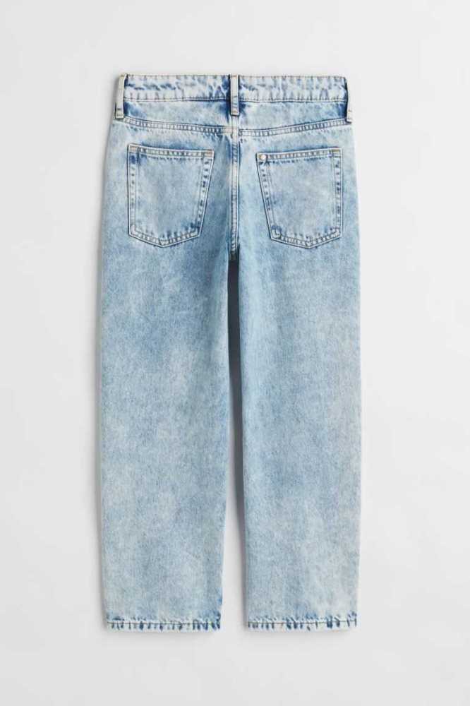 H&M Loose Fit Jeans Kinder Blau | 4916-HEQIW