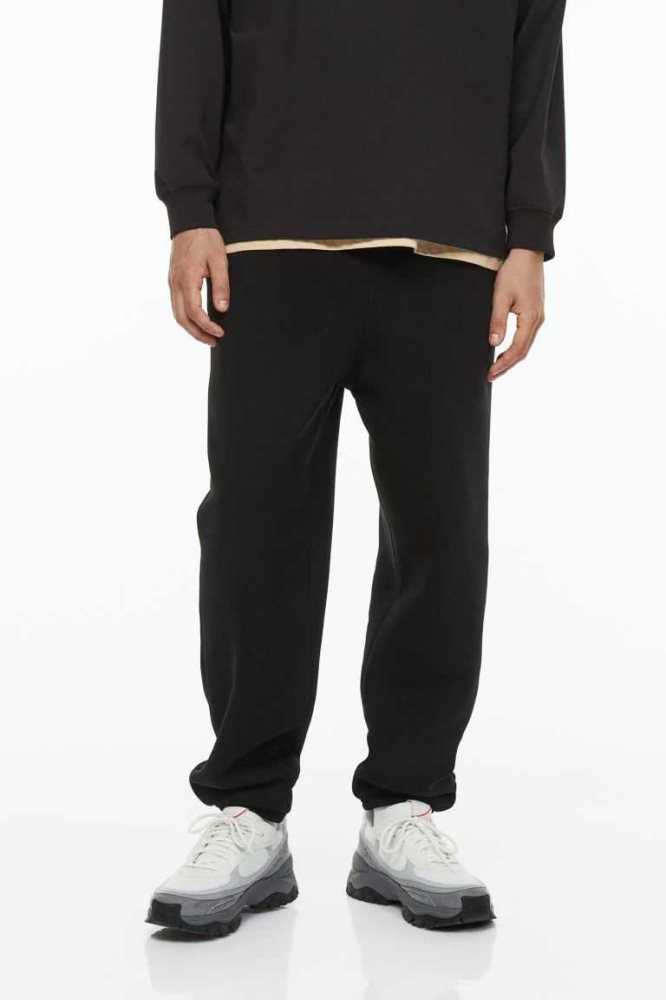 H&M Loose Fit Joggers Oberteile Herren Schwarz | 5769-RHVPC