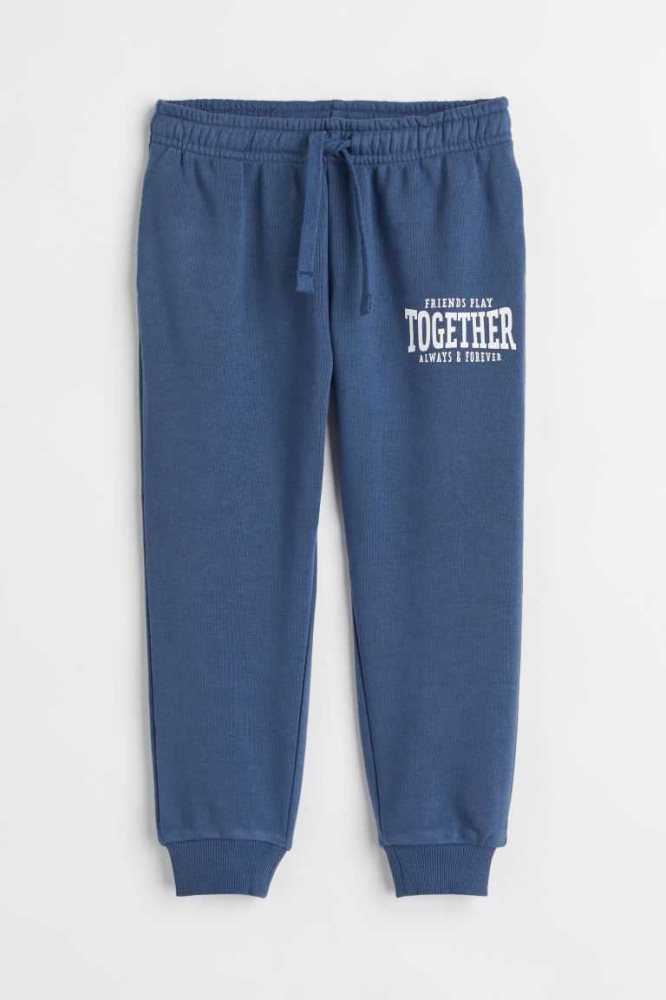 H&M Loose Fit Jogginghose Kinder Blau | 8625-NFCWH