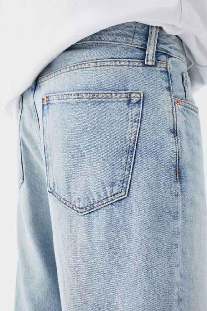 H&M Loose Jeans Herren Blau | 1402-TCVPE