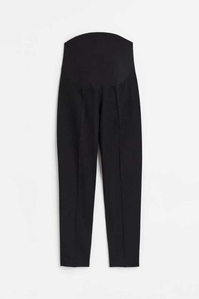 H&M MAMA Ankle-length Slacks Schwangerschaftskleidung Damen Schwarz | 5089-UVTXF