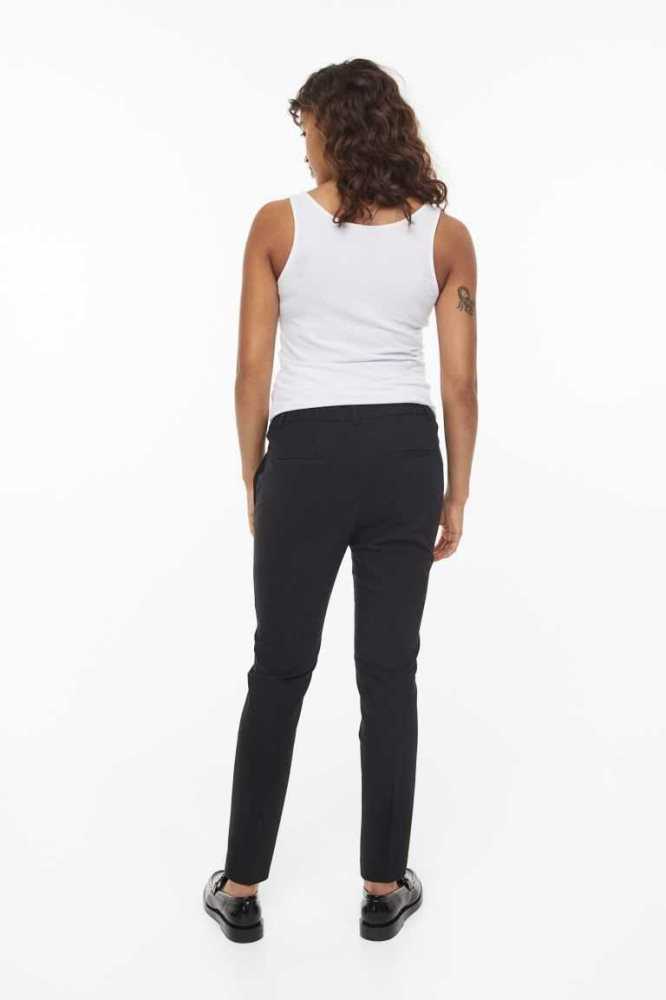 H&M MAMA Kleider Pants Schwangerschaftskleidung Damen Schwarz | 4875-MEKXS