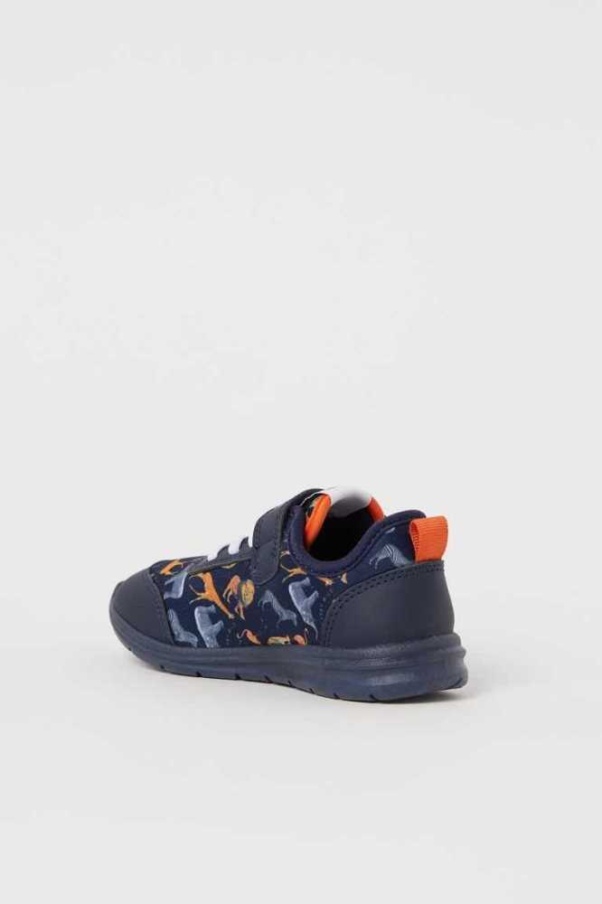 H&M Mesh Sneakers Kinder Schwarz | 2197-SNCJE