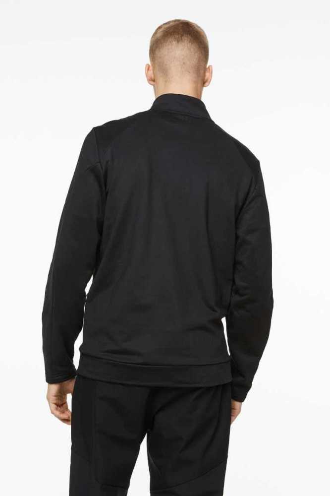 H&M Mid Layer Jacket Sportbekleidung Herren Schwarz | 2893-USOGC