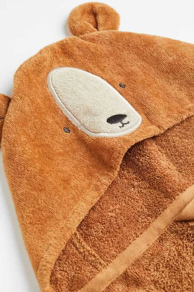 H&M Mit Kapuze Bath Towel Bademode Kinder Hellrosa | 7295-BHUEQ