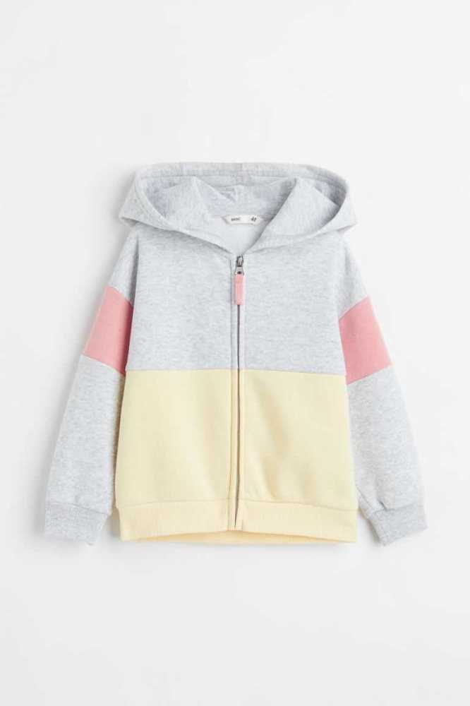 H&M Mit Kapuze Jacke Kinder Beige Rosa | 2564-BHVQD