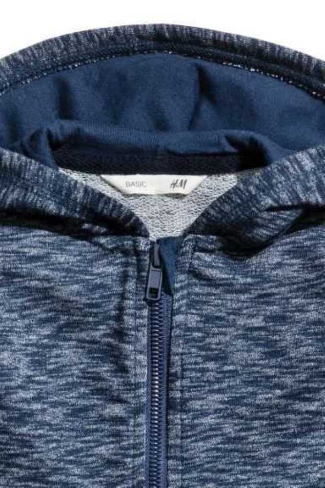 H&M Mit Kapuze Jacke Kinder Blau | 2146-SWJUT