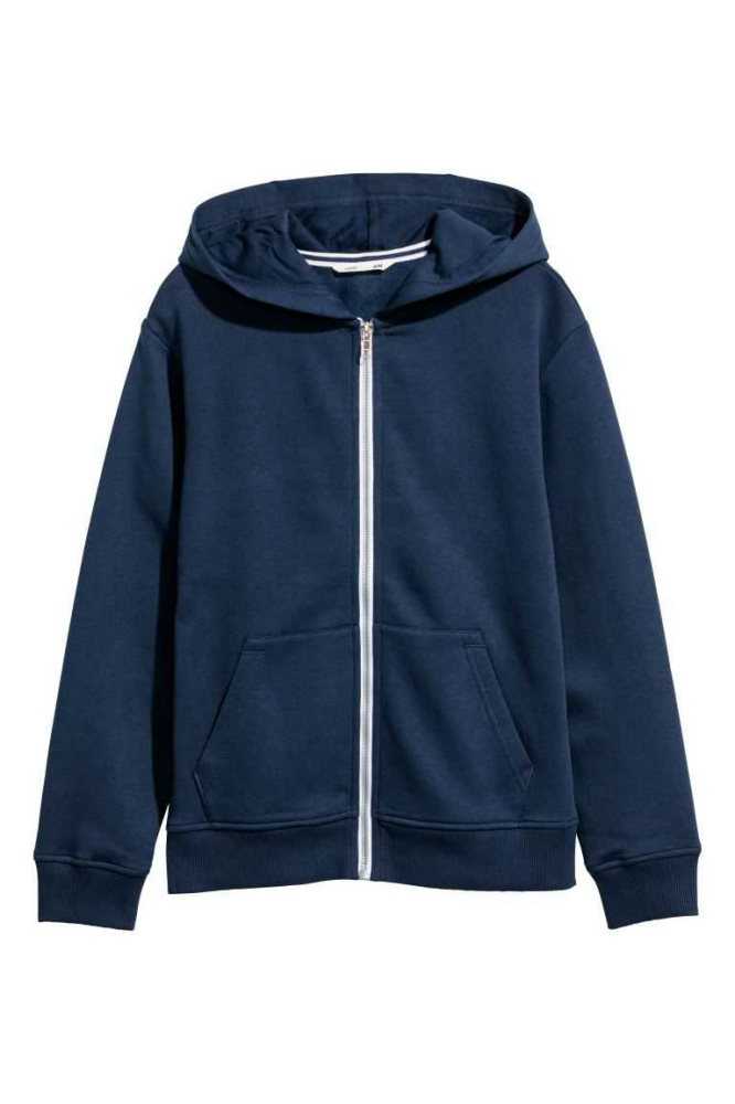 H&M Mit Kapuze Jacke Kinder Hellgrau | 7549-ZJYDI