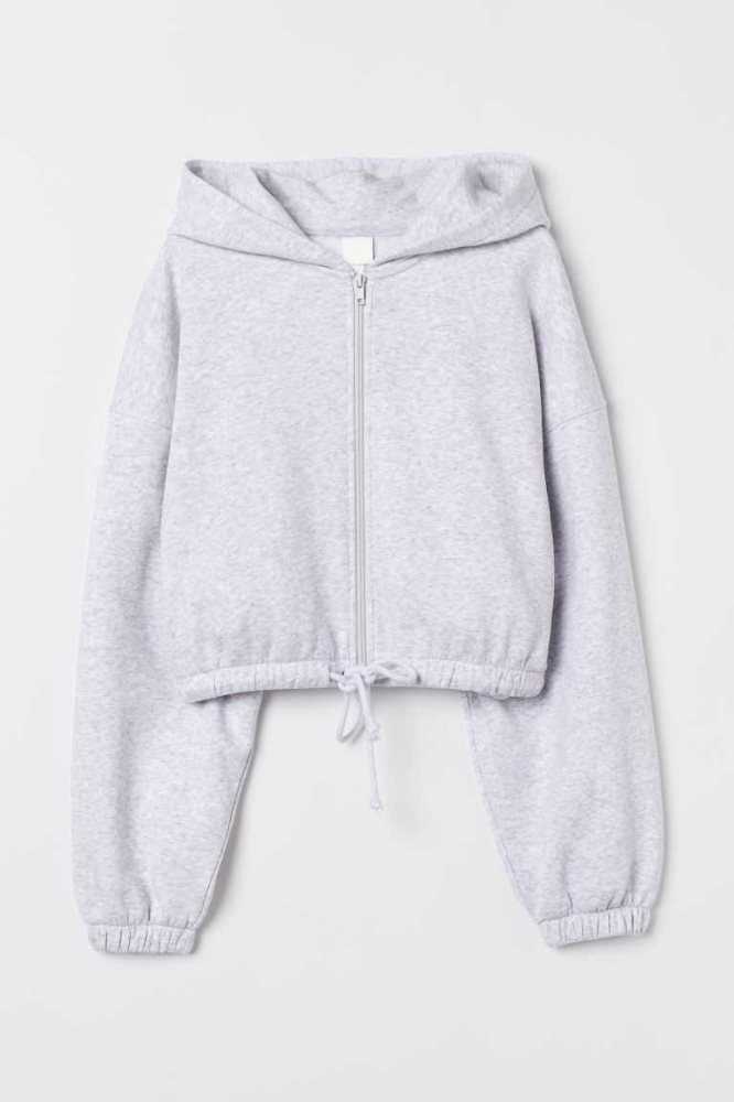 H&M Mit Kapuze JacketDrawstring Hoodie Damen Rosa | 7361-ZBXHR