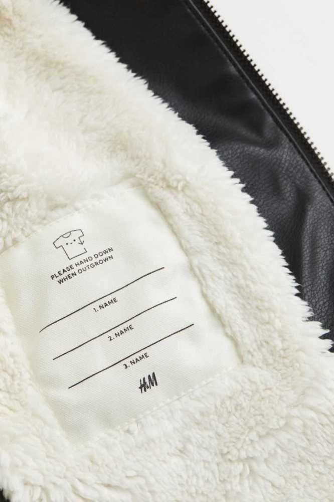 H&M Mit Kapuze Jacket Oberbekleidung Kinder Schwarz Hellgrau | 2394-IVZUM