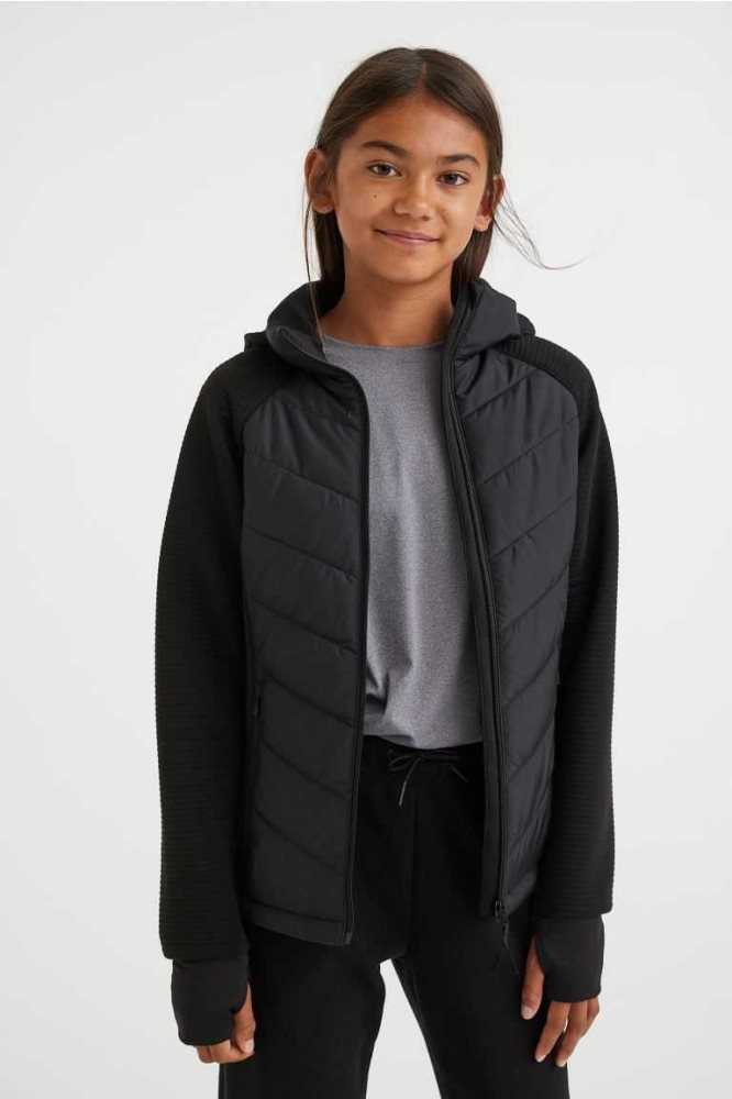 H&M Mit Kapuze Jacket Sportbekleidung Kinder Helllila | 3428-UGZYJ