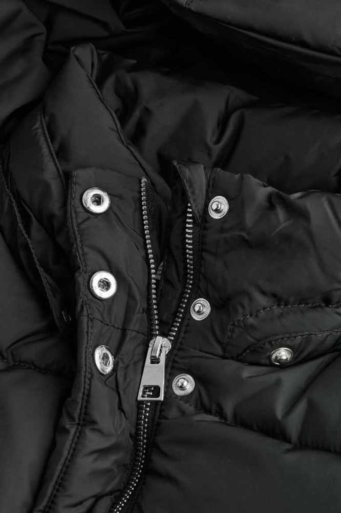 H&M Mit Kapuze Puffer Coat Oberbekleidung Kinder Dunkelblau | 6930-QITKZ