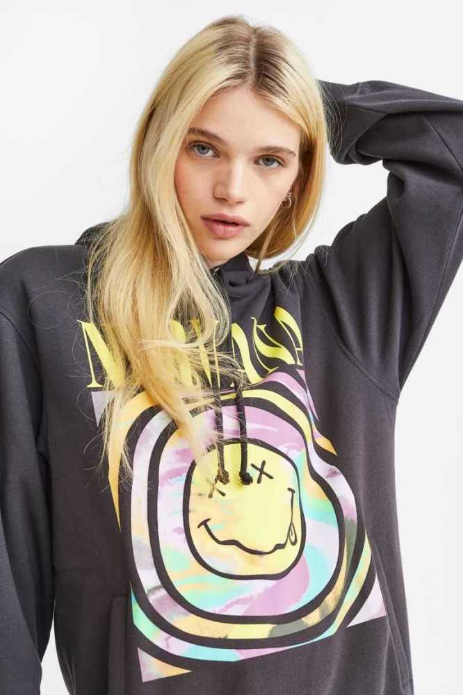 H&M Mit Kapuze Sweatshirt Kleider Damen Helllila | 8539-FYNTM