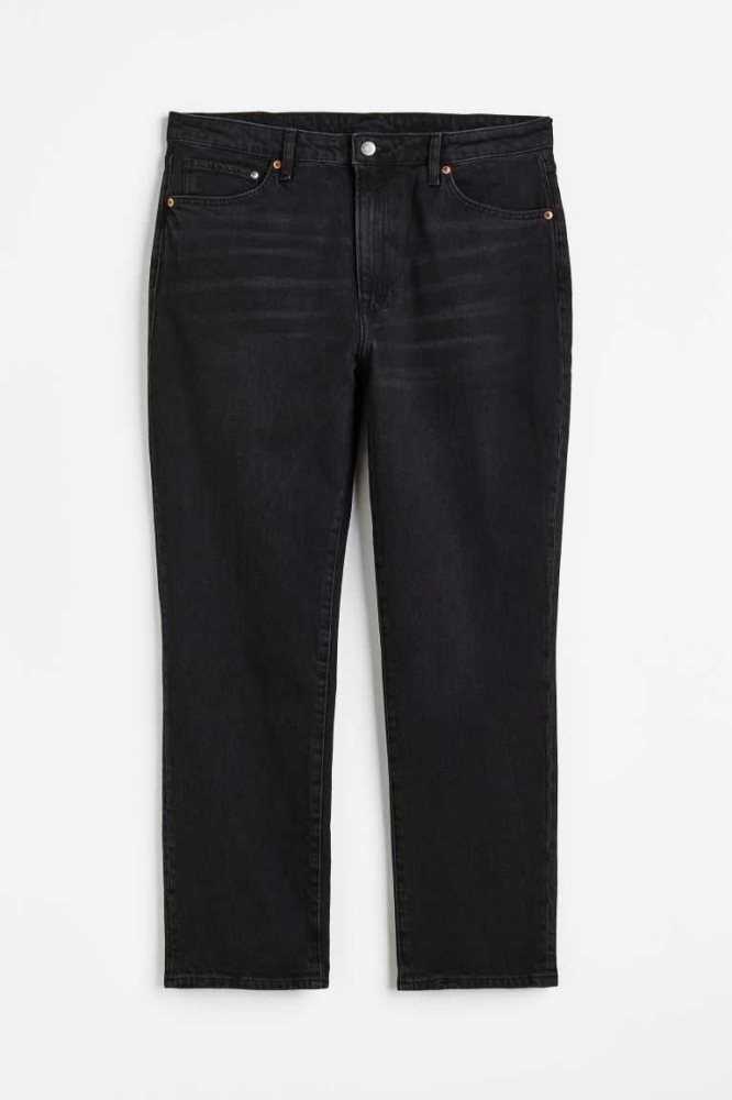 H&M Mom Ultra High Ankle Jeans Damen Blau | 2895-JULWB