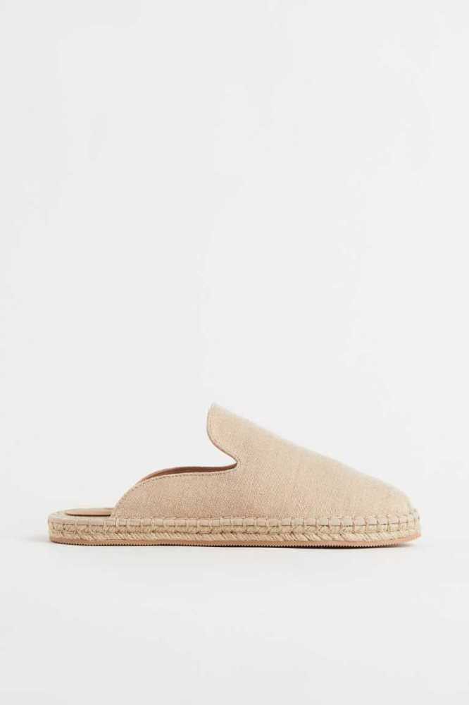 H&M Open-heel Espadrilles Espadrilles Damen Schwarz | 2374-FZWBC