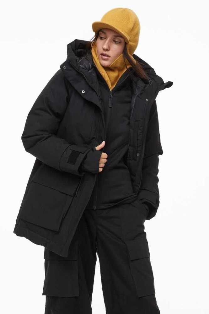 H&M Outdoor Jacke Damen Hellgrün | 4219-CBKSU