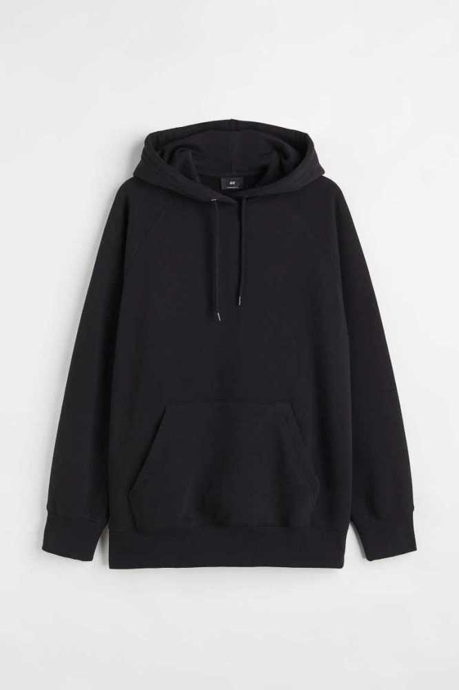 H&M Oversized Fit Hoodie Herren Dunkelolivgrün Grün | 4975-SVZTU