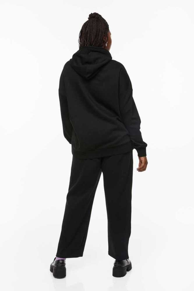 H&M Oversized Hoodie Damen Dunkelgrau | 7509-FOSGU