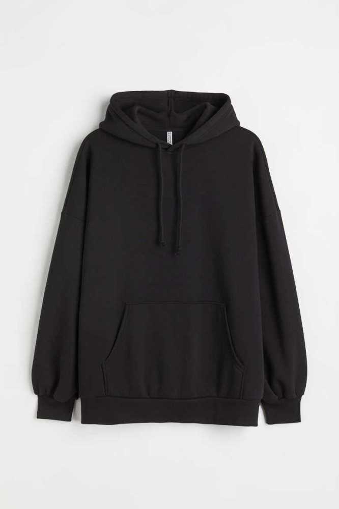 H&M Oversized Hoodie Damen Dunkelgrau | 7509-FOSGU