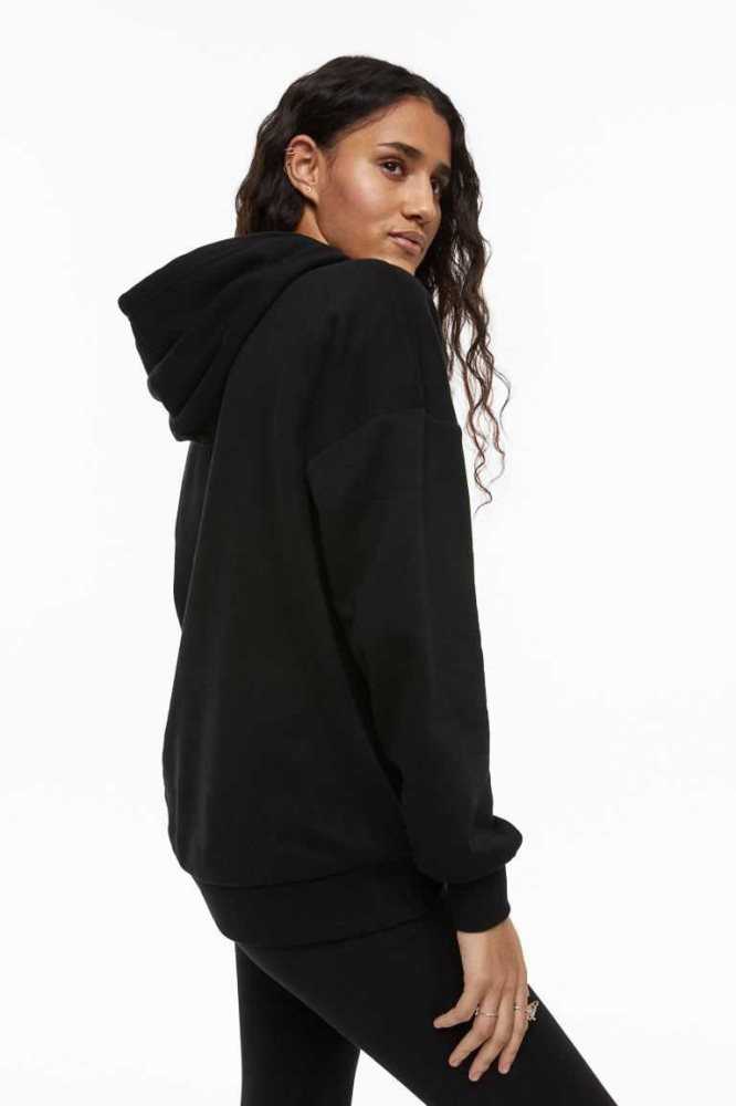 H&M Oversized Hoodie Damen Hellblau | 5023-DLQEP