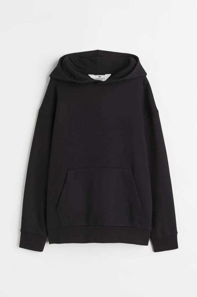 H&M Oversized Hoodie Kinder Dunkellila | 6089-LCOPD