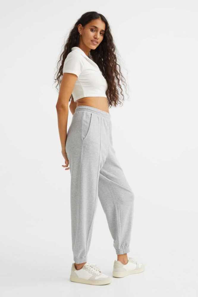 H&M Oversized Joggers Hose Damen Dunkelbraun | 0472-TCBZM