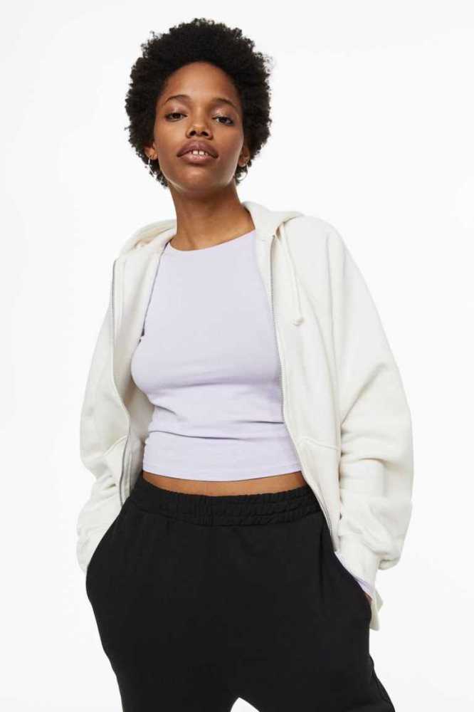 H&M Oversized Mit Kapuze Jacket Hoodie Damen Grün | 2584-ETVBQ