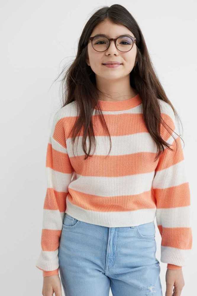 H&M Oversized Pullover Kinder Orange | 8794-HVCPM