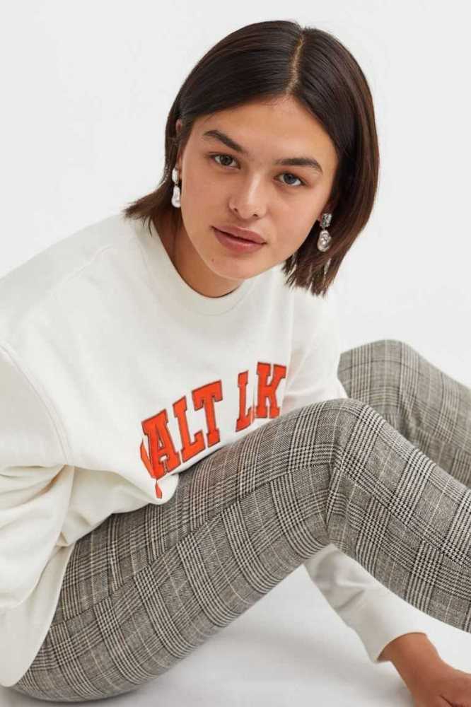 H&M Oversized Sweatshirt Damen Hellrosa | 7042-OITKN