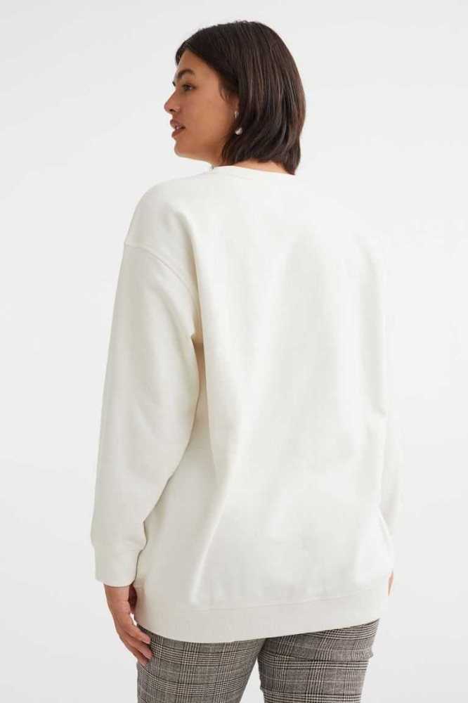 H&M Oversized Sweatshirt Damen Hellrosa | 7042-OITKN