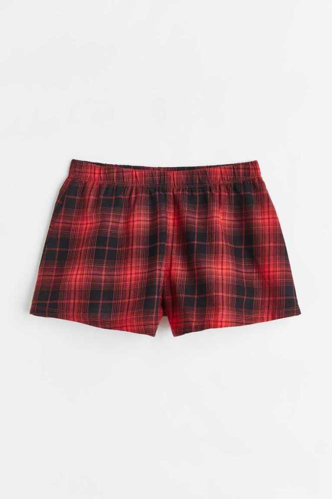 H&M Pajama Shorts Nachtwäsche Damen Helllila | 9867-WXOLB