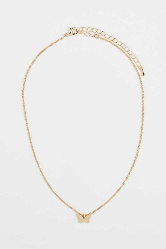 H&M Pendant Ketten Damen Gold | 4065-VKTHF