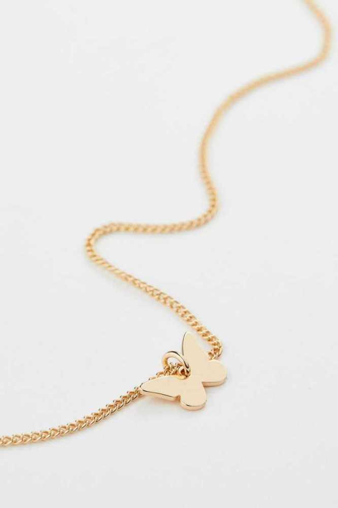 H&M Pendant Ketten Damen Gold | 4065-VKTHF