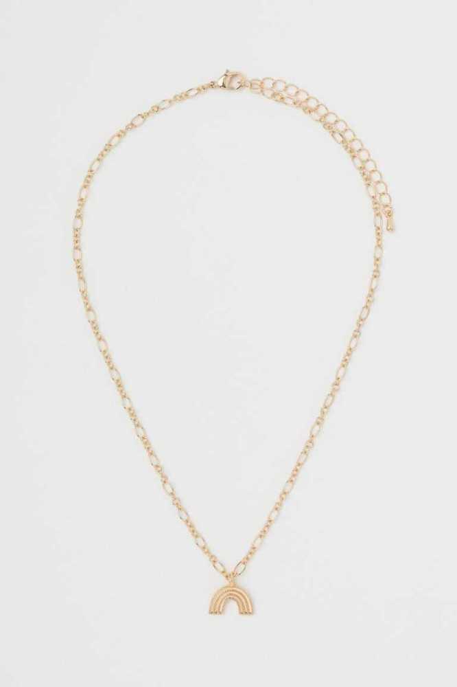 H&M Pendant Ketten Damen Gold | 4065-VKTHF