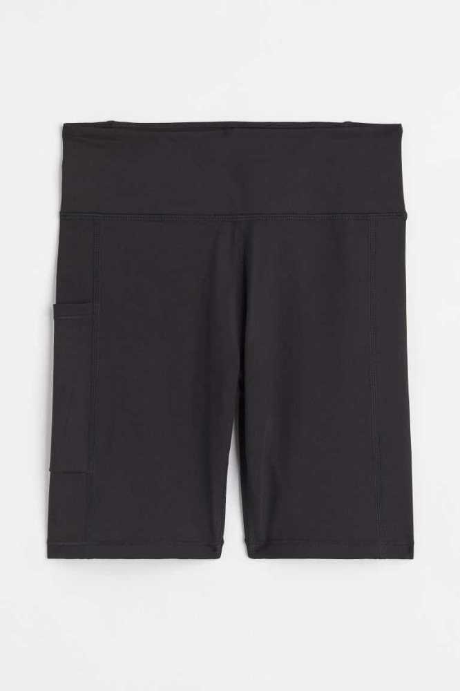 H&M Pocket-detail Bike Sportbekleidung Kinder Schwarz | 2096-BPTHM