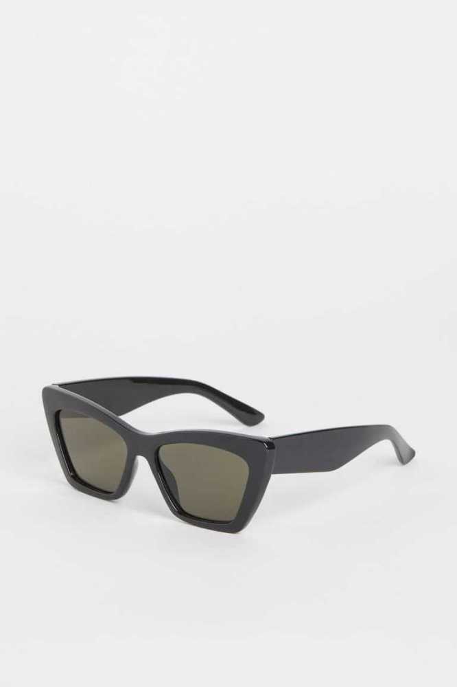 H&M Polarized Sonnenbrille Damen Schwarz | 9054-TLNYF